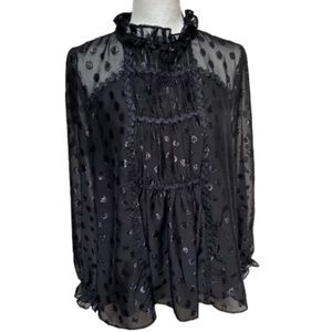 Max Studio black blouse Small